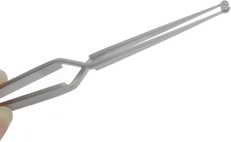 JUNLIXN Lock Pinning Cross Locking Tweezers for Locksmith Pinning & Rekeying Kit Round Open Slot Stainless Steel Holding Tweezer Self Locking Closing Locksmith Tools Lock Pin Tumbler Tweezers - Image 5
